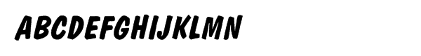 Dom Casual Multilingual Diagonal Bold Sample