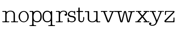 DomesticTyper Regular Font LOWERCASE