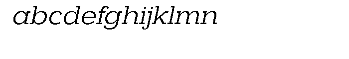 Donnerstag Regular Italic Font LOWERCASE