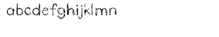 Doodle Pen Font LOWERCASE