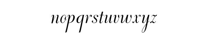 DorchesterScriptMTStd Font LOWERCASE