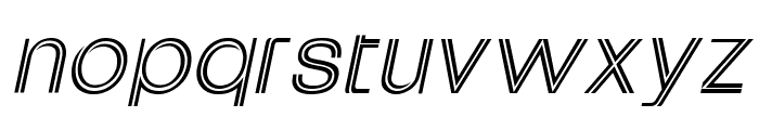 Downtown Italic Font LOWERCASE