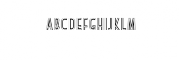Domino 3d Font UPPERCASE