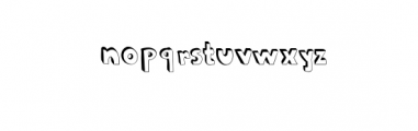 Doodle Font Font LOWERCASE