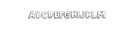 Doodly TrueType - Doodle Font Font UPPERCASE