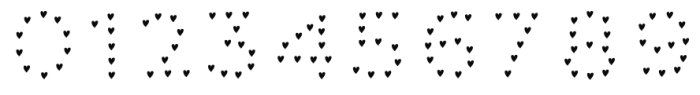 Dolcissimo Hearts Font OTHER CHARS