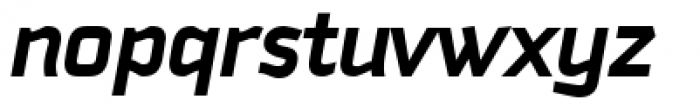 Downtempo Bold Italic Font LOWERCASE