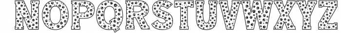 Dog Paw - Pet Font 1 Font UPPERCASE