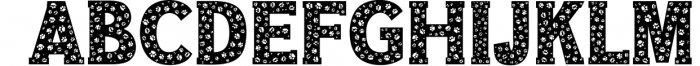 Dog Paw - Pet Font Font UPPERCASE