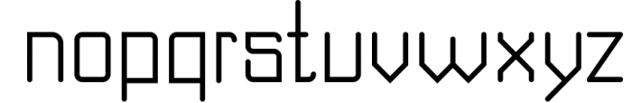 Domino-dot monospace san serif font duo Font LOWERCASE