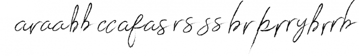 Donatella - Handwritten Font 11 Font UPPERCASE