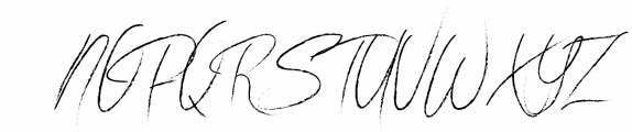 Donatella - Handwritten Font 5 Font UPPERCASE