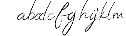 Donatella - Handwritten Font 9 Font LOWERCASE