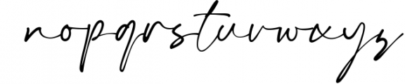 Dontheus - Signature Font Font LOWERCASE