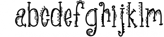 DoodleDoo Font Font LOWERCASE