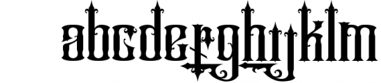 Douglass - Blackletter Font LOWERCASE