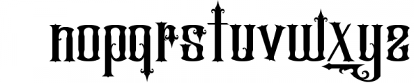 Douglass - Blackletter Font LOWERCASE