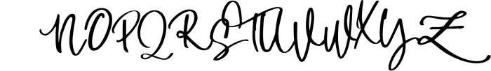 Downtown - Handwriting Script Font Font UPPERCASE