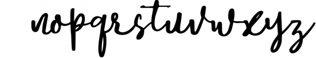 Downtown - Handwriting Script Font Font LOWERCASE