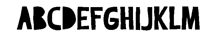 DOKU Font UPPERCASE
