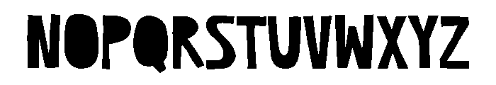DOKU Font UPPERCASE