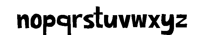 DOKU Font LOWERCASE
