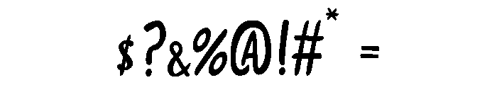 DOUBLEDEAGLE Font OTHER CHARS