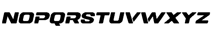 DOVENSPersonalUse-BoldSlanted Font UPPERCASE