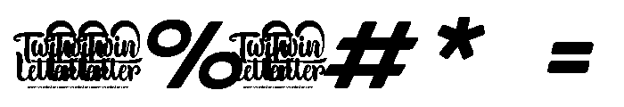 DOVENSPersonalUse-LightSlant Font OTHER CHARS
