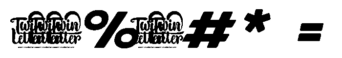 DOVENSPersonalUse-MedSlant Font OTHER CHARS