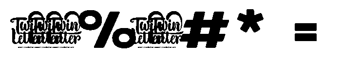 DOVENSPersonalUse-Medium Font OTHER CHARS