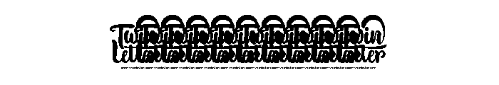 DOVENSPersonalUse-ThinSlanted Font OTHER CHARS