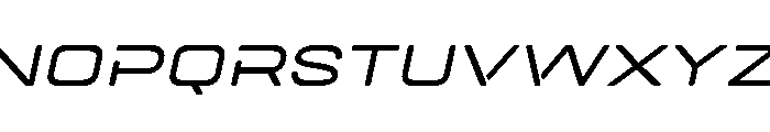 DOVENSPersonalUse-ThinSlanted Font UPPERCASE