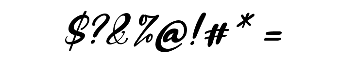 Dobbystar Italic Font OTHER CHARS