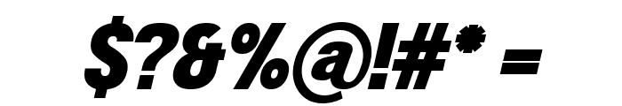 Doboto Black Italic Font OTHER CHARS