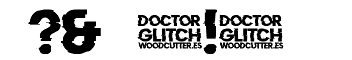 Doctor Glitch Font OTHER CHARS