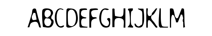 Dodgenburn Font UPPERCASE