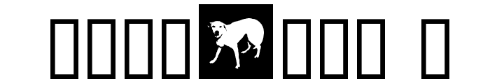 Dog30Silhouette Font OTHER CHARS