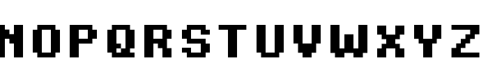 Dogica Pixel Bold Font UPPERCASE