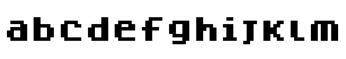 Dogica Pixel Bold Font LOWERCASE