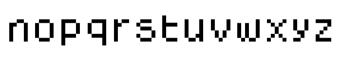 Dogica Pixel Font LOWERCASE
