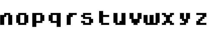 Dogica bold Font LOWERCASE