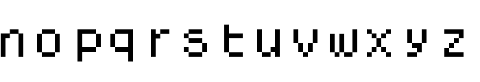 Dogica Font LOWERCASE