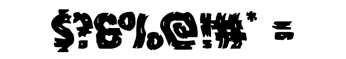 Dokter Monstro Warped Font OTHER CHARS
