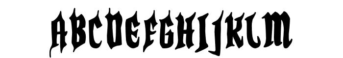 Dolce Inferno Font UPPERCASE