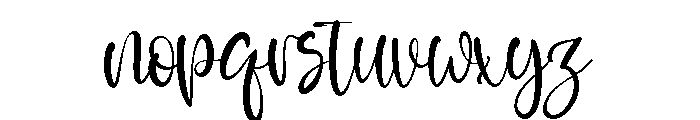 Dollem Falls Font LOWERCASE