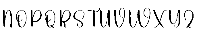 Dollhouse1 Font UPPERCASE