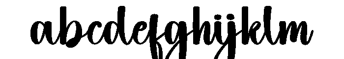 Dollhouse1 Font LOWERCASE