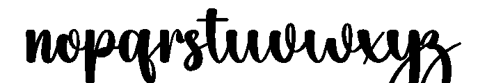 Dollhouse1 Font LOWERCASE