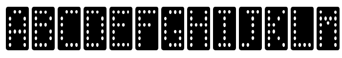 Domino smal Font LOWERCASE